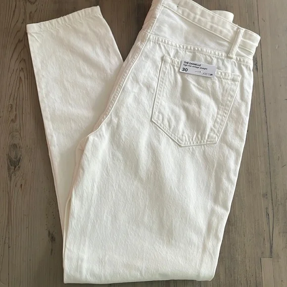 NWT Joe's Jeans x WEWOREWHAT Vintage High Rise Straight Danielle in Bone Sz 30 - Picture 4 of 10